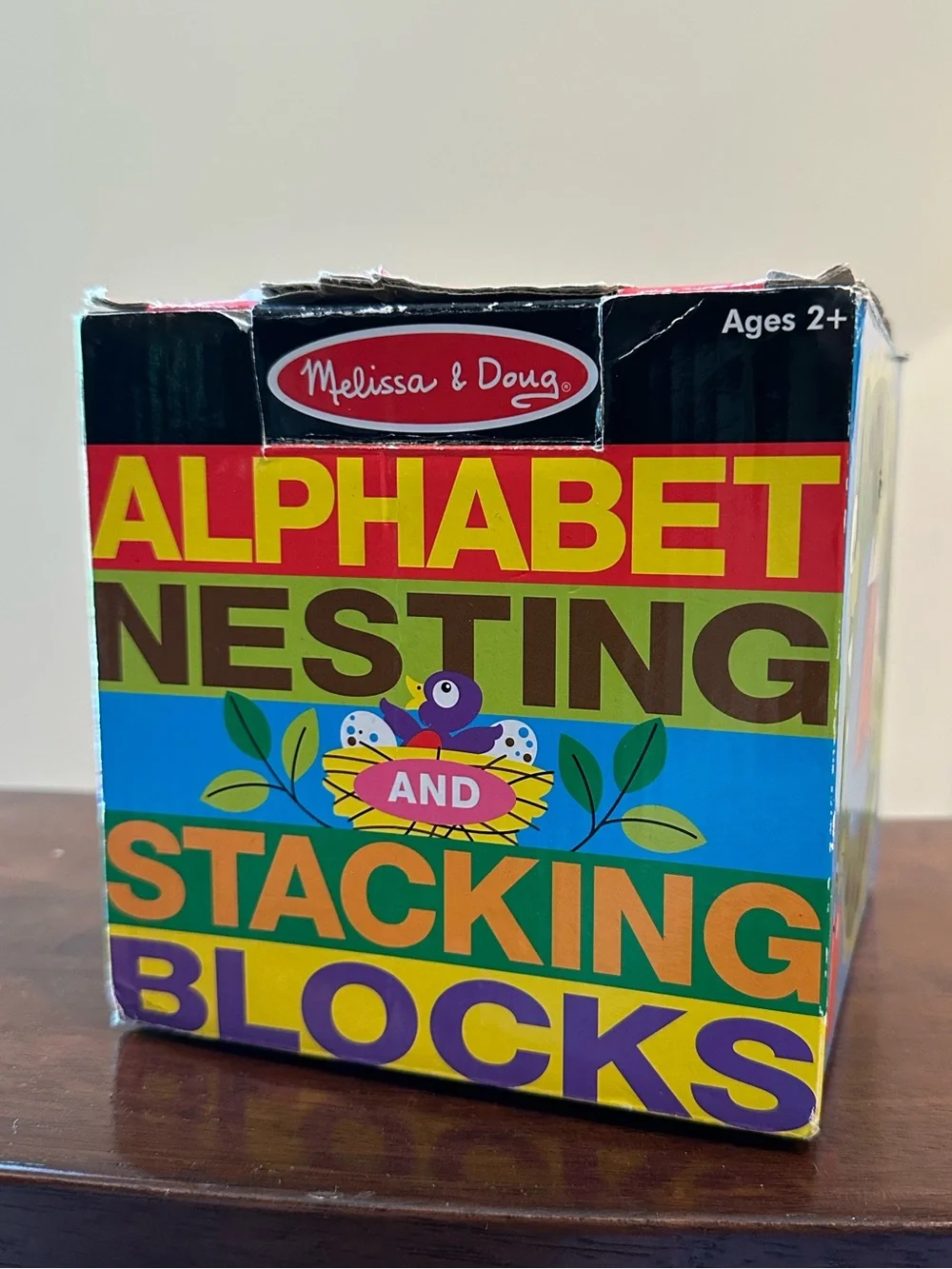 Melissa & Doug • heavyweight board stacking and nesting blocks • 3 feet tall